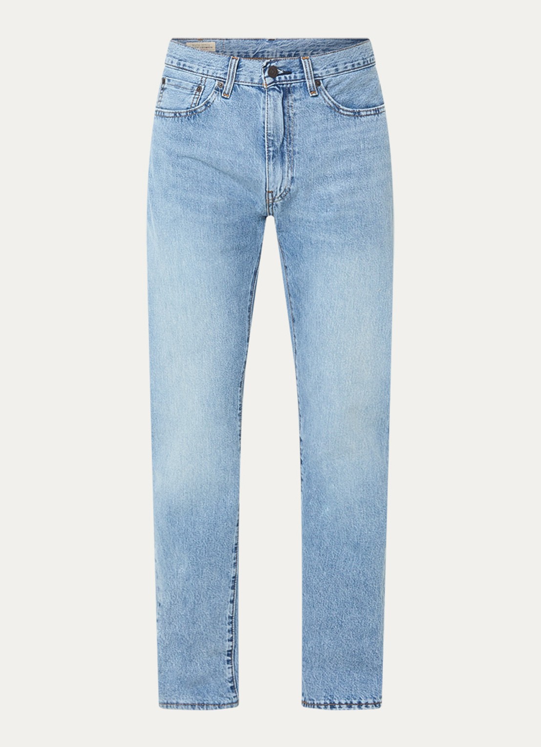 Levi's 505 straight leg jeans met lichte wassing - voorkant 2 indigo