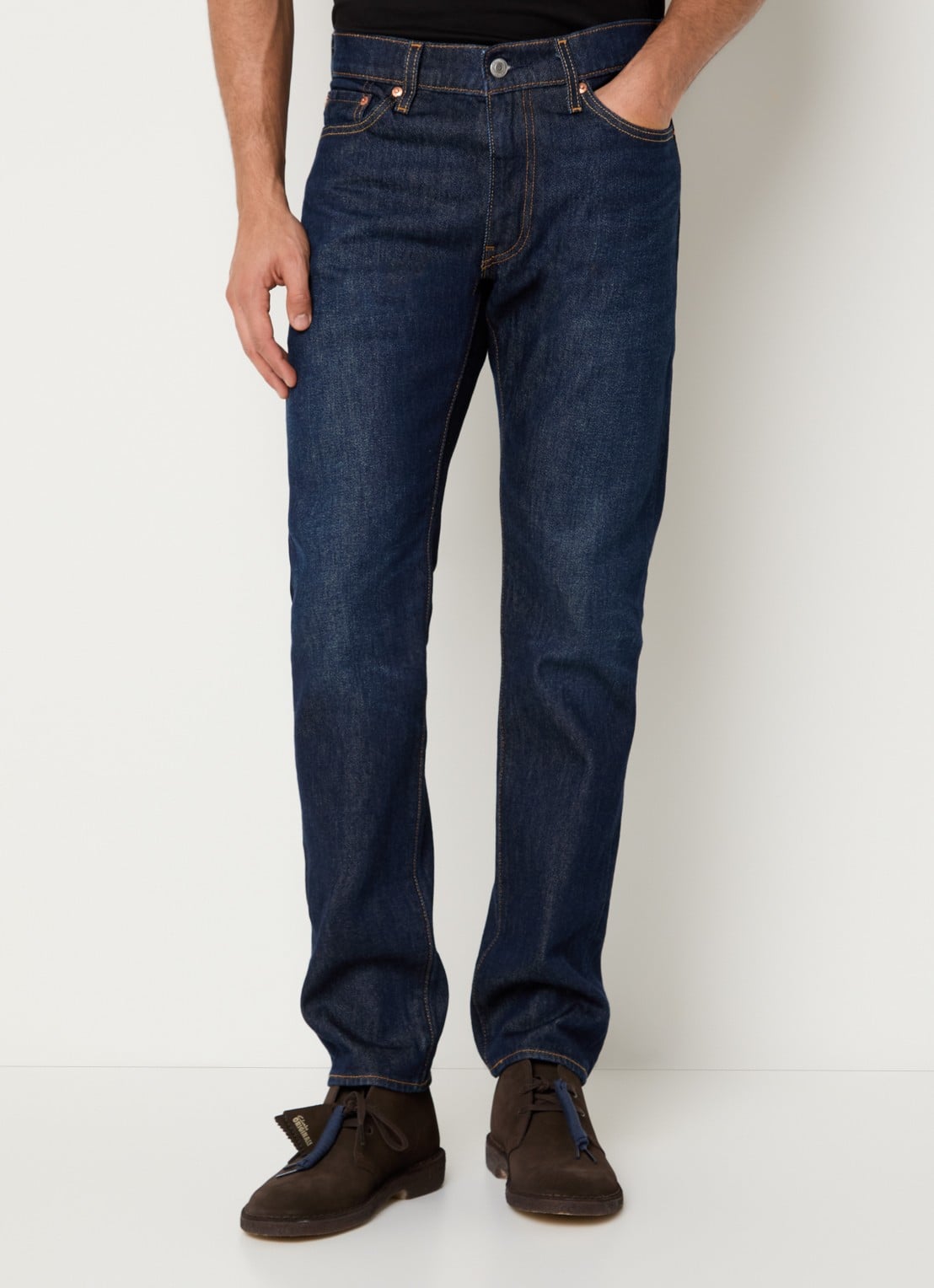 Levi's 511 slim fit jeans met donkere wassing - detail 2 indigo