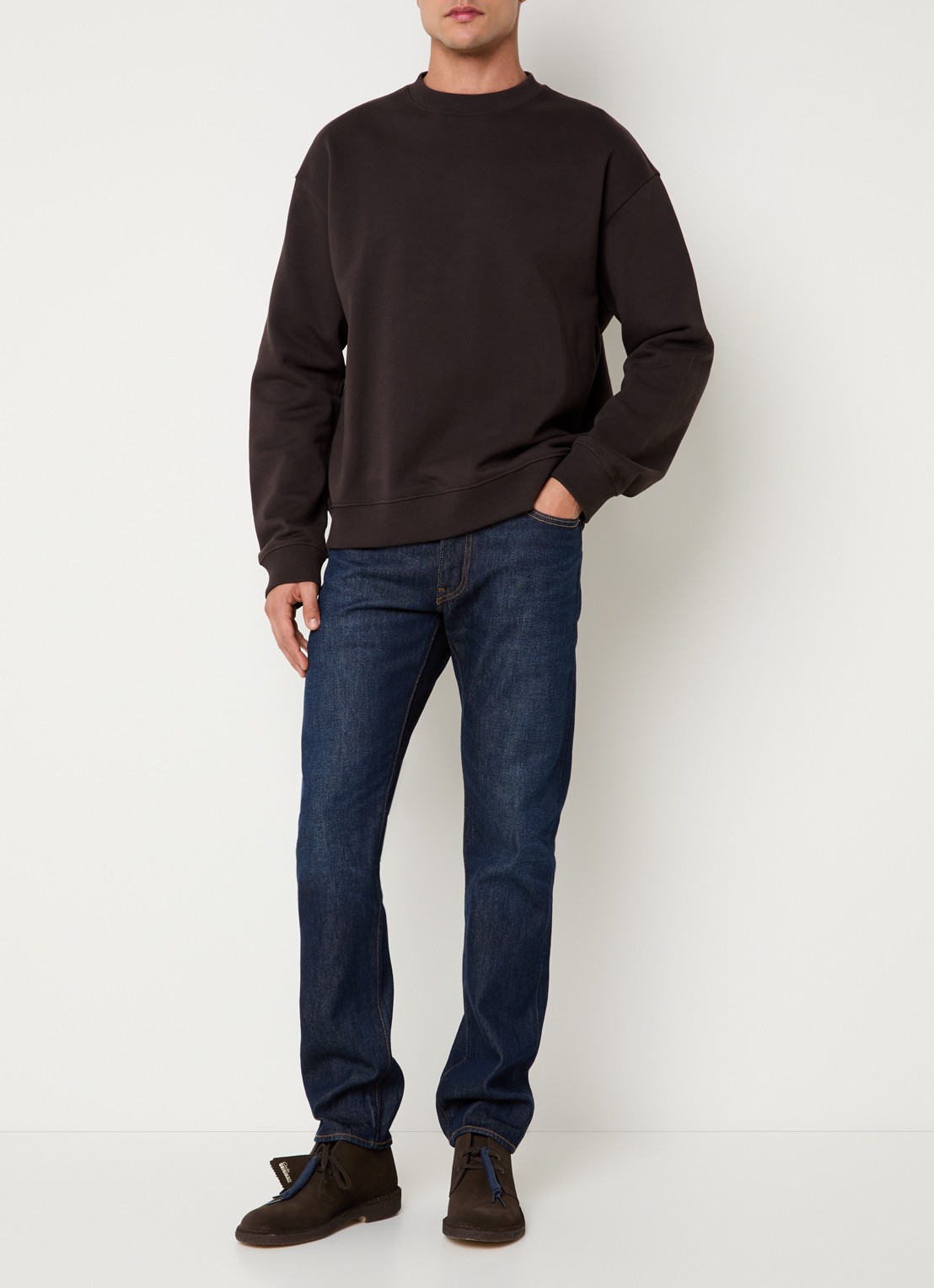 Levi's 511 slim fit jeans met donkere wassing - voorkant 5 indigo