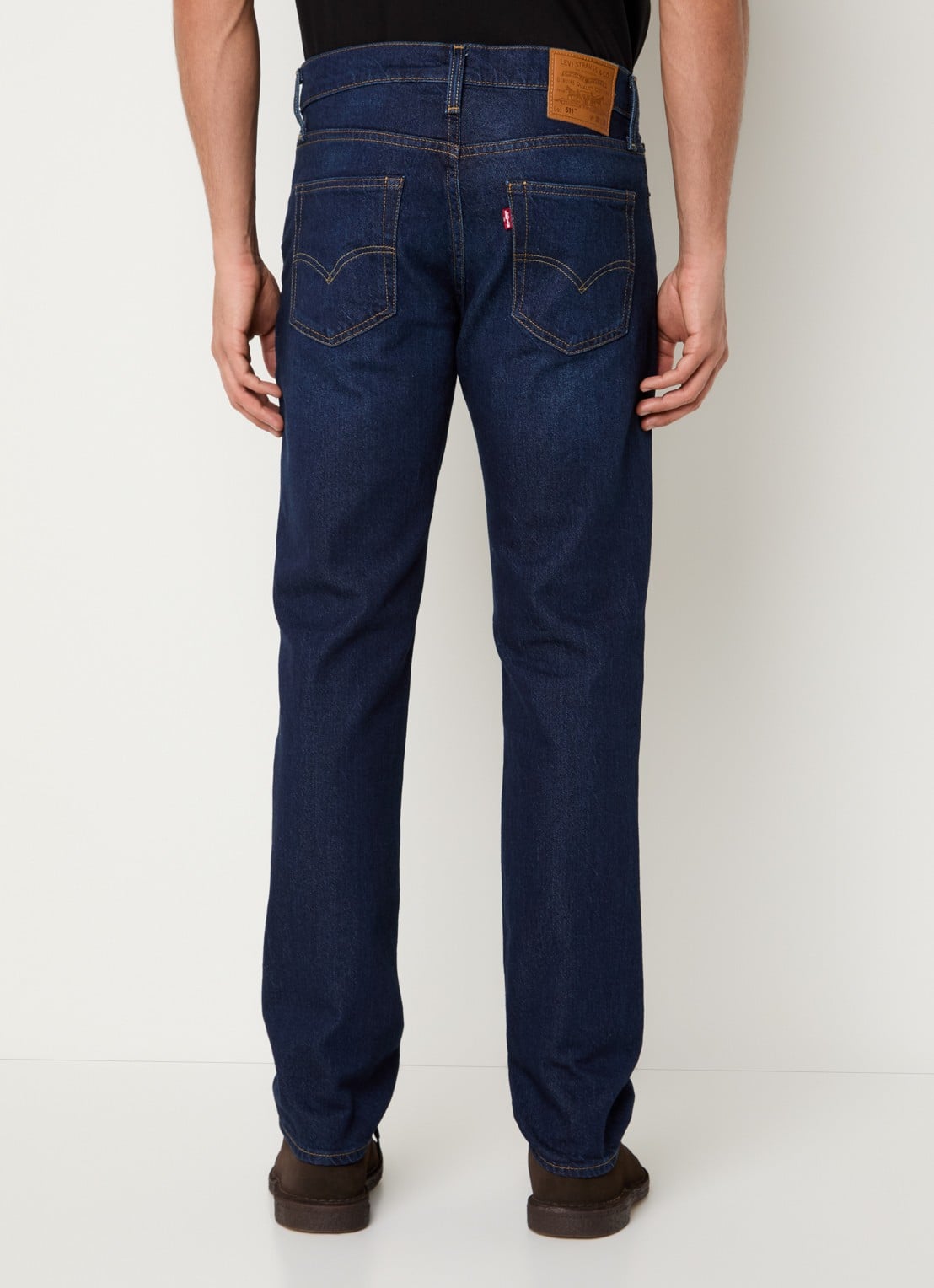Levi's 511 Slim fit jeans  met donkere wassing - achterkant 5 indigo