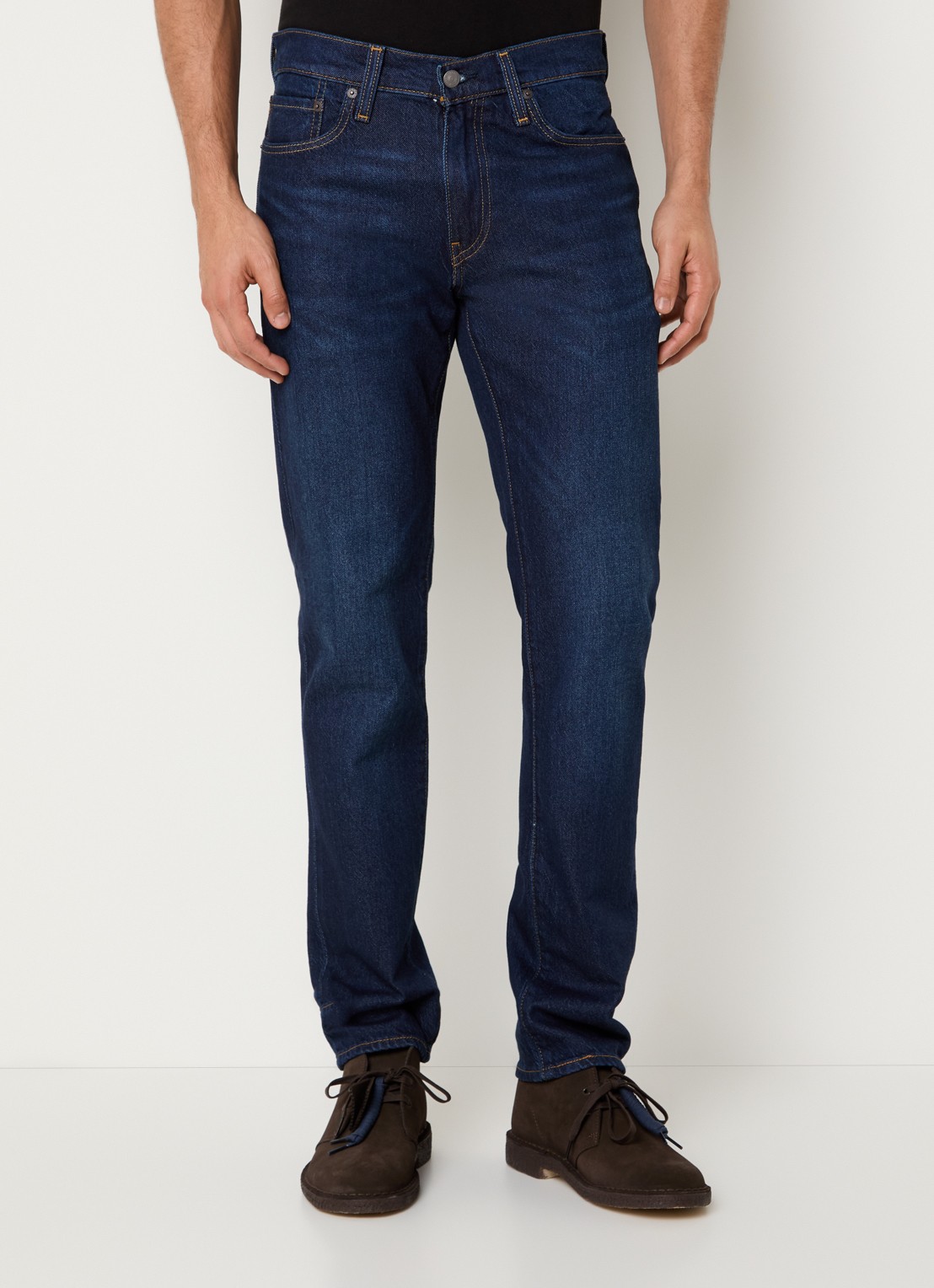 Levi's 511 Slim fit jeans  met donkere wassing - detail 3 indigo