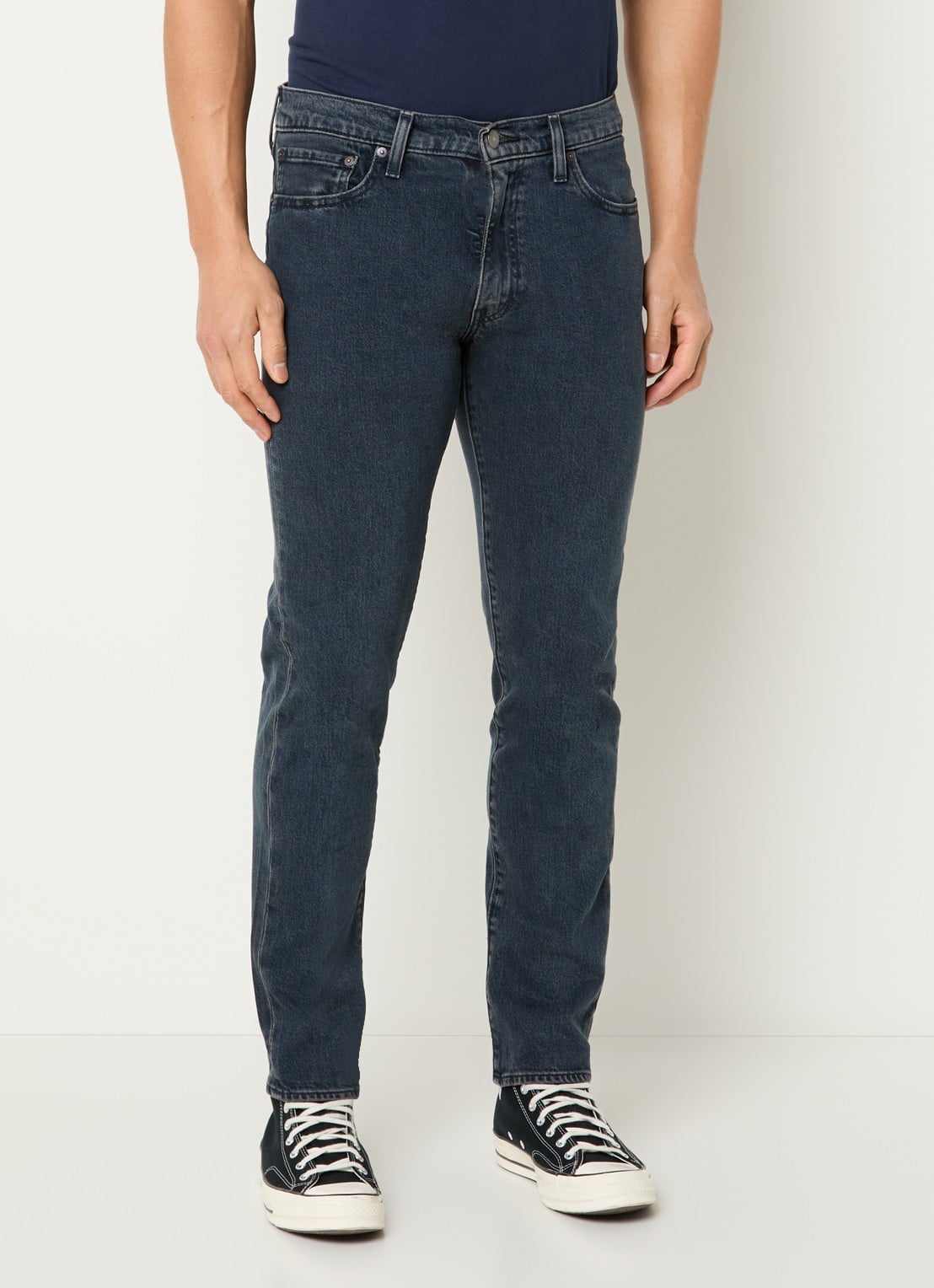 Levi's 511 slim fit jeans met donkere wassing - detail 3 indigo