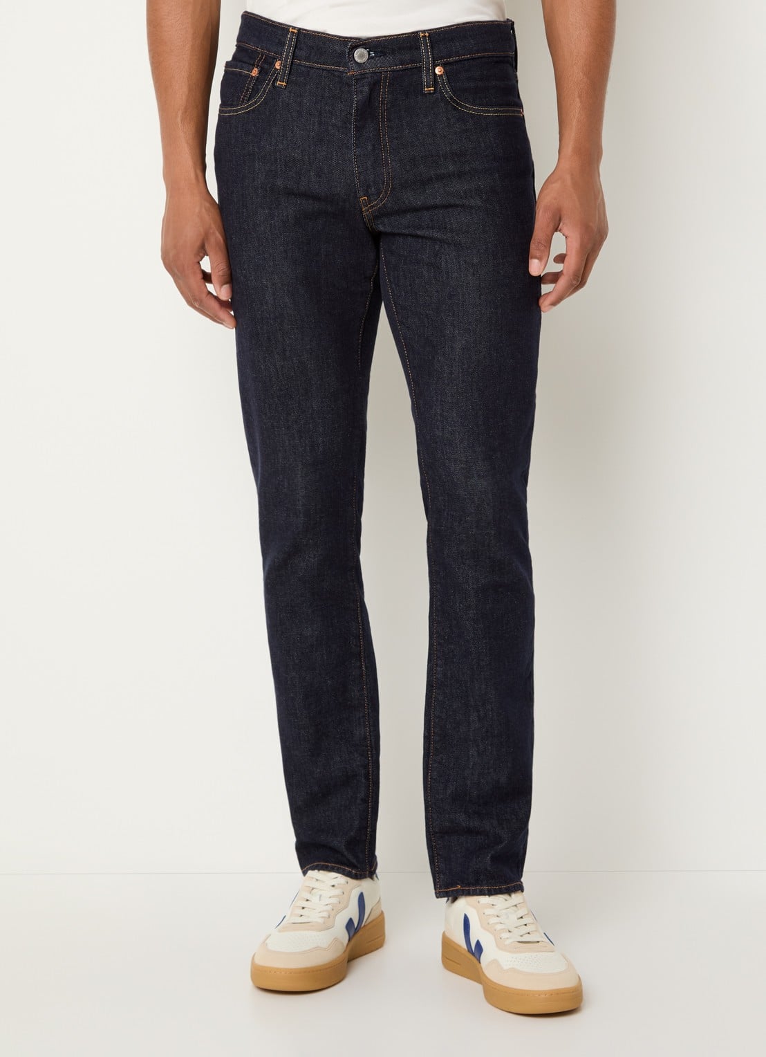 Levi's 511 slim fit jeans met donkere wassing - detail 2 indigo