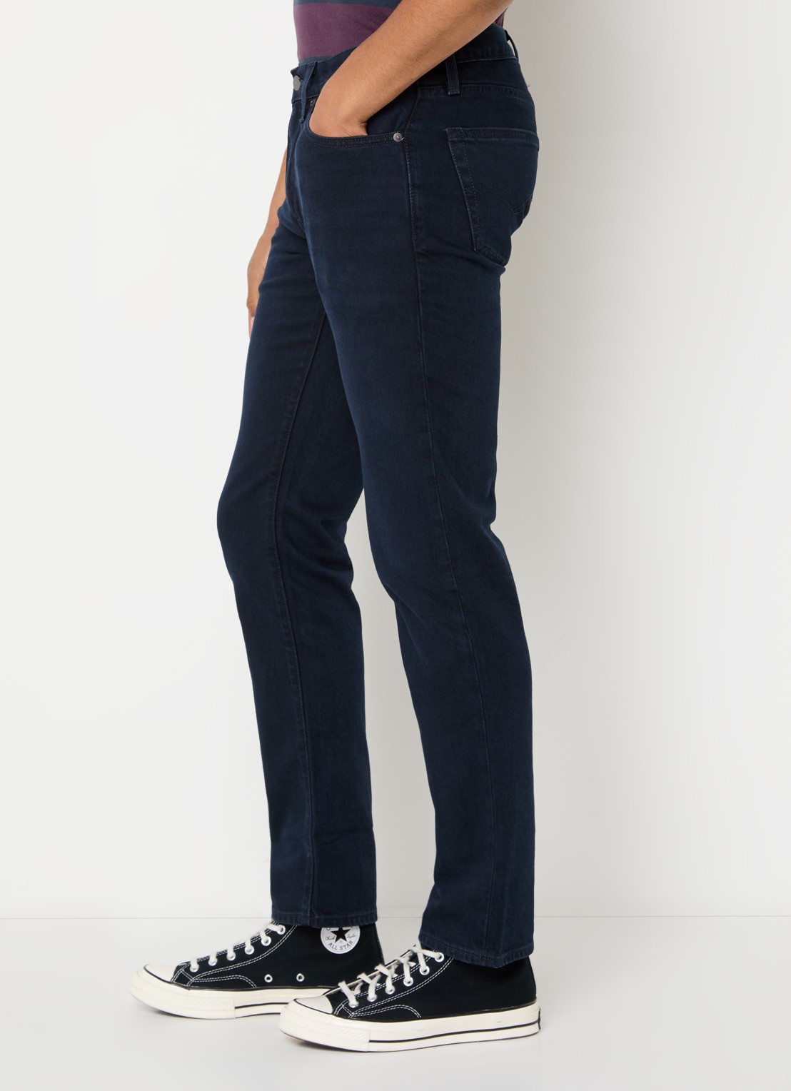 Levi's 511 slim fit jeans met donkere wassing - detail 2 indigo