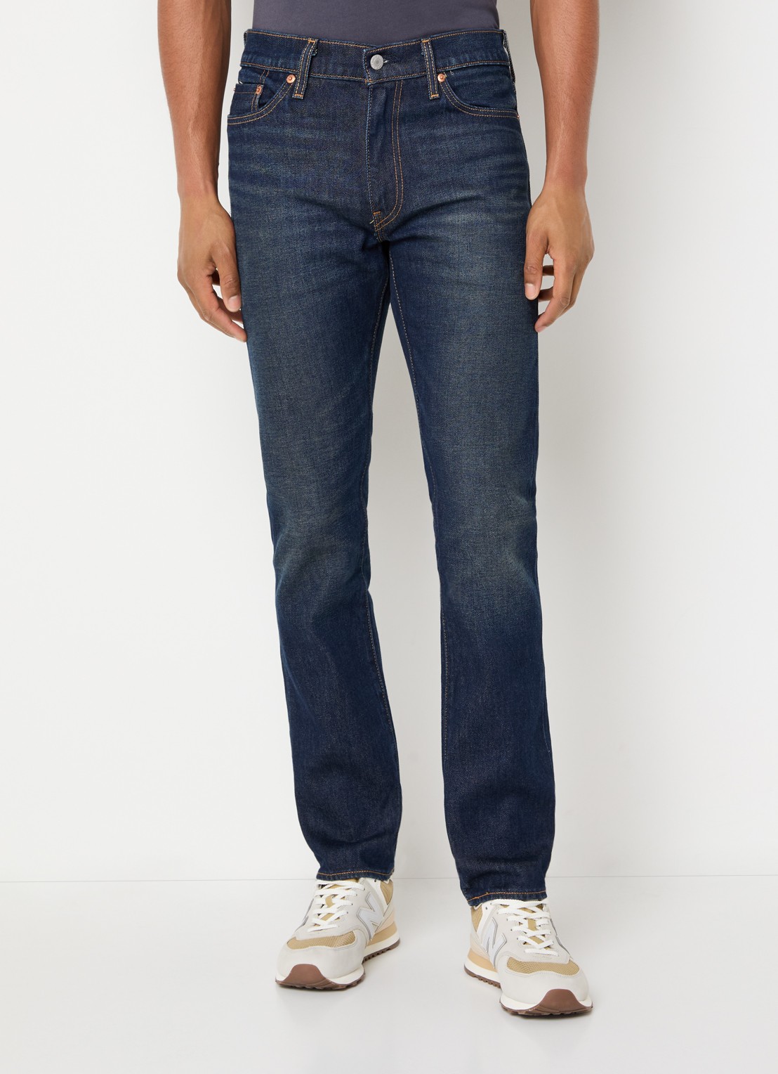 Levi's 511 slim fit jeans met donkere wassing - detail 4 indigo