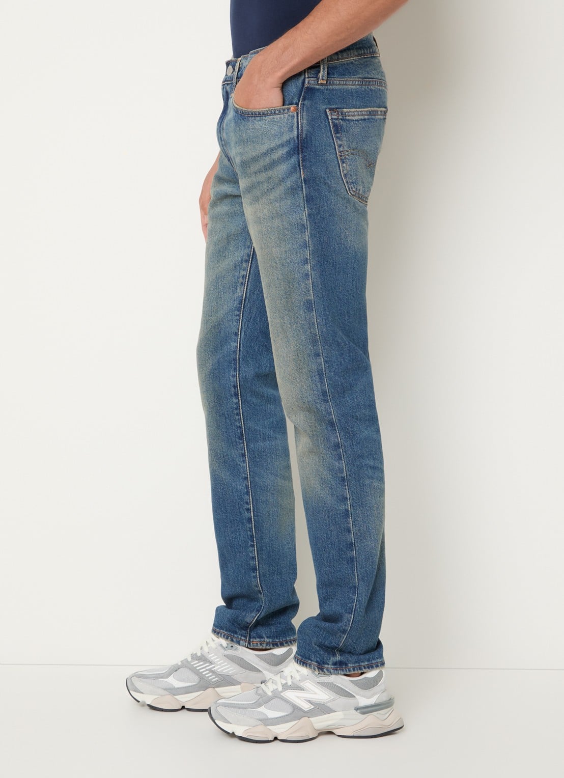 Levi's 511 slim fit jeans met gekleurde wassing - detail 5 indigo