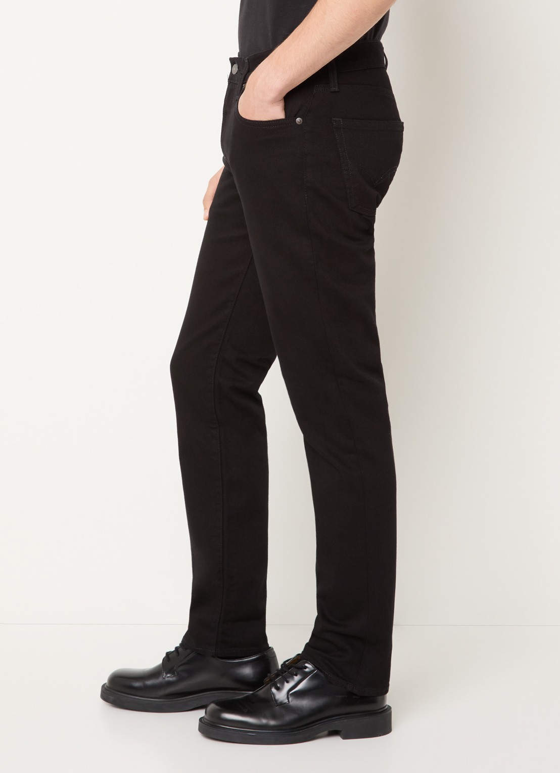 Levi's 511 slim fit jeans met gekleurde wassing - detail 2 zwart