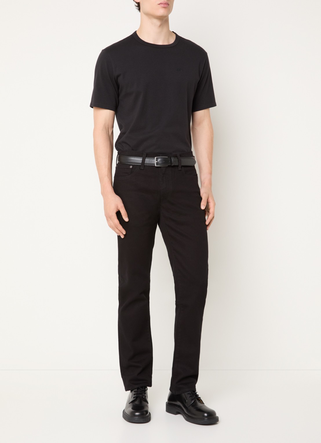 Levi's 511 slim fit jeans met gekleurde wassing - voorkant 5 zwart