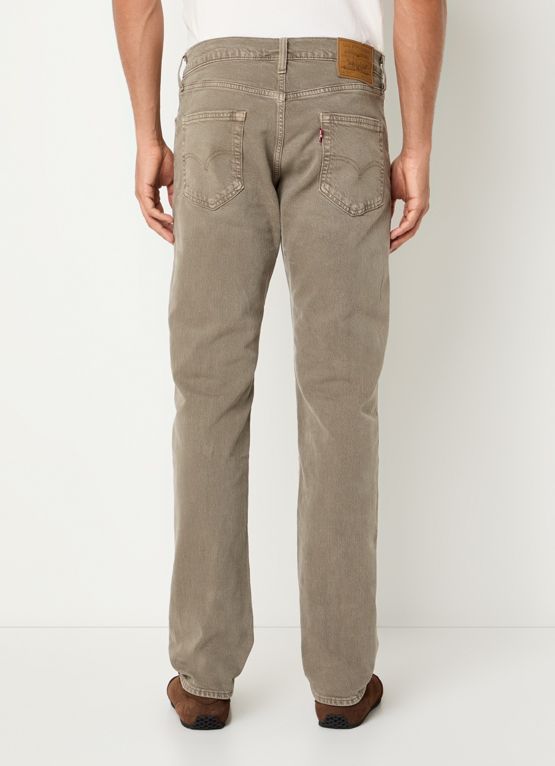 Levi's 511 slim fit jeans met gekleurde wassing - achterkant 5 grijs