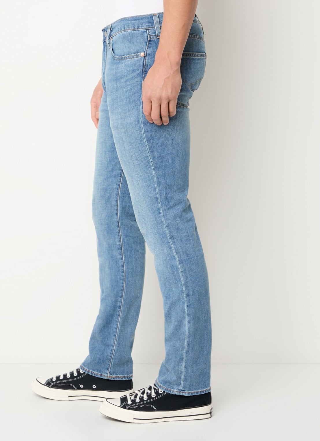 Levi's 511 slim fit jeans met lichte wassing - detail 5 indigo