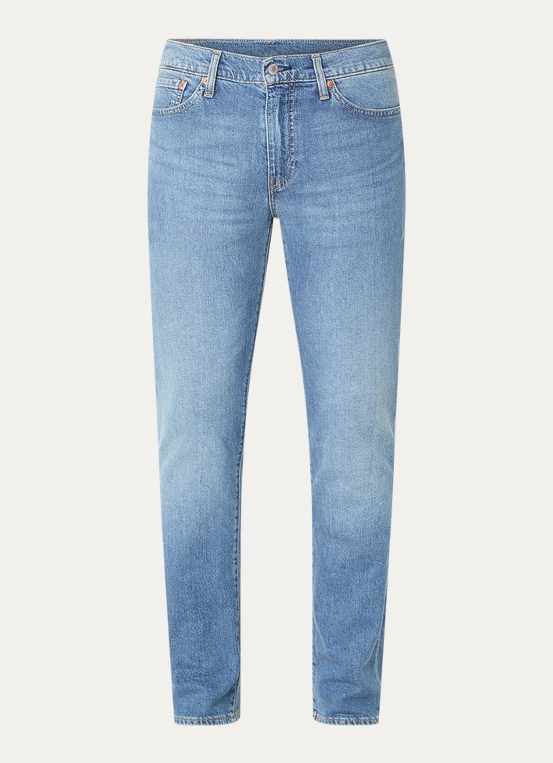 Levi's 511 slim fit jeans met medium wassing en steekzakken - voorkant indigo