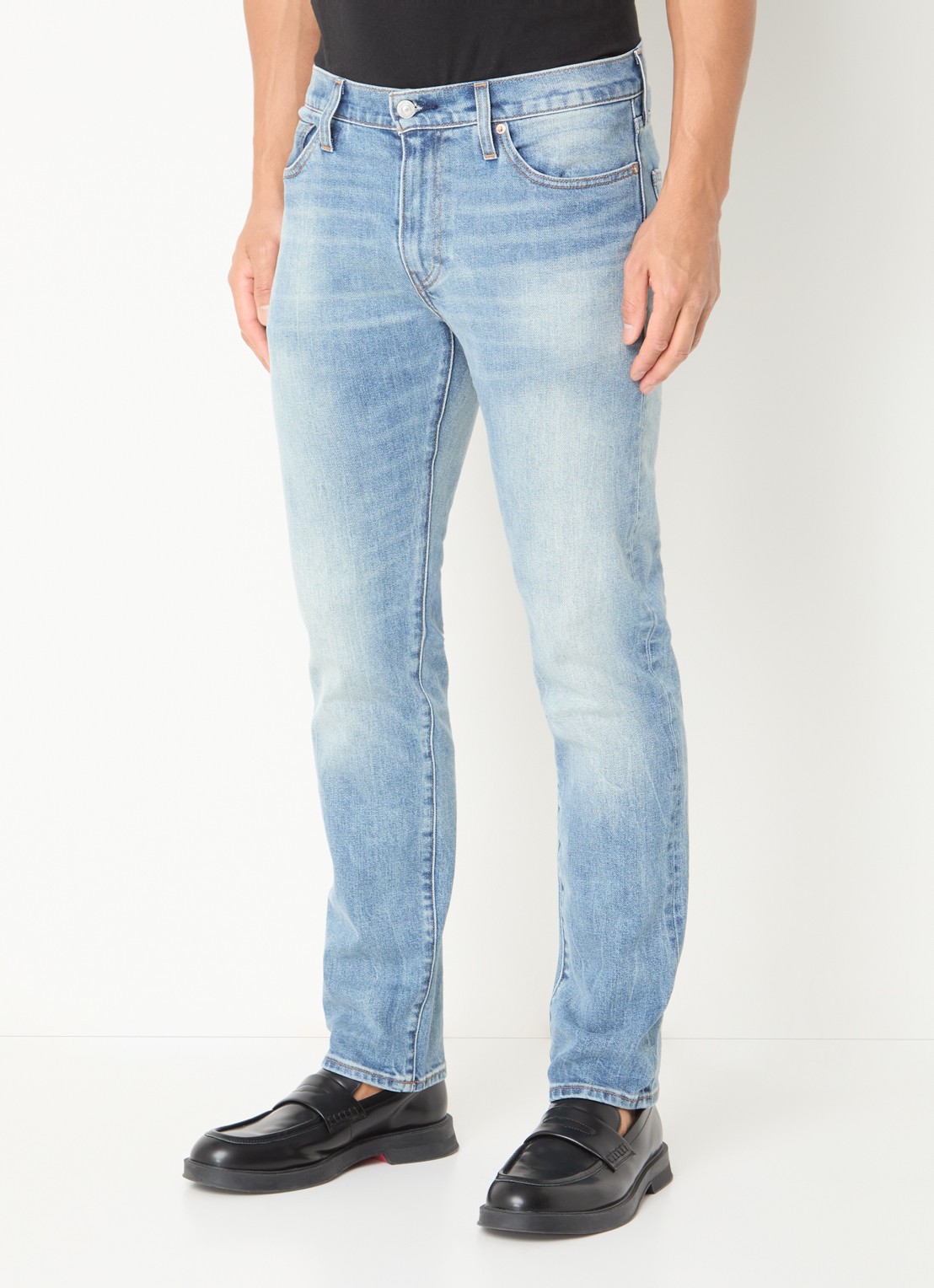 Levi's 511 slim fit jeans met medium wassing en steekzakken - detail 4 indigo