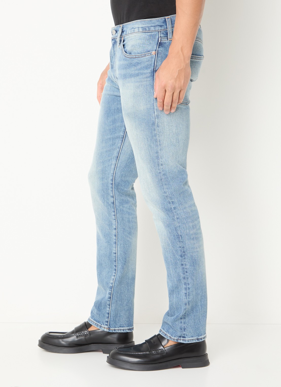 Levi's 511 slim fit jeans met medium wassing en steekzakken - detail 5 indigo