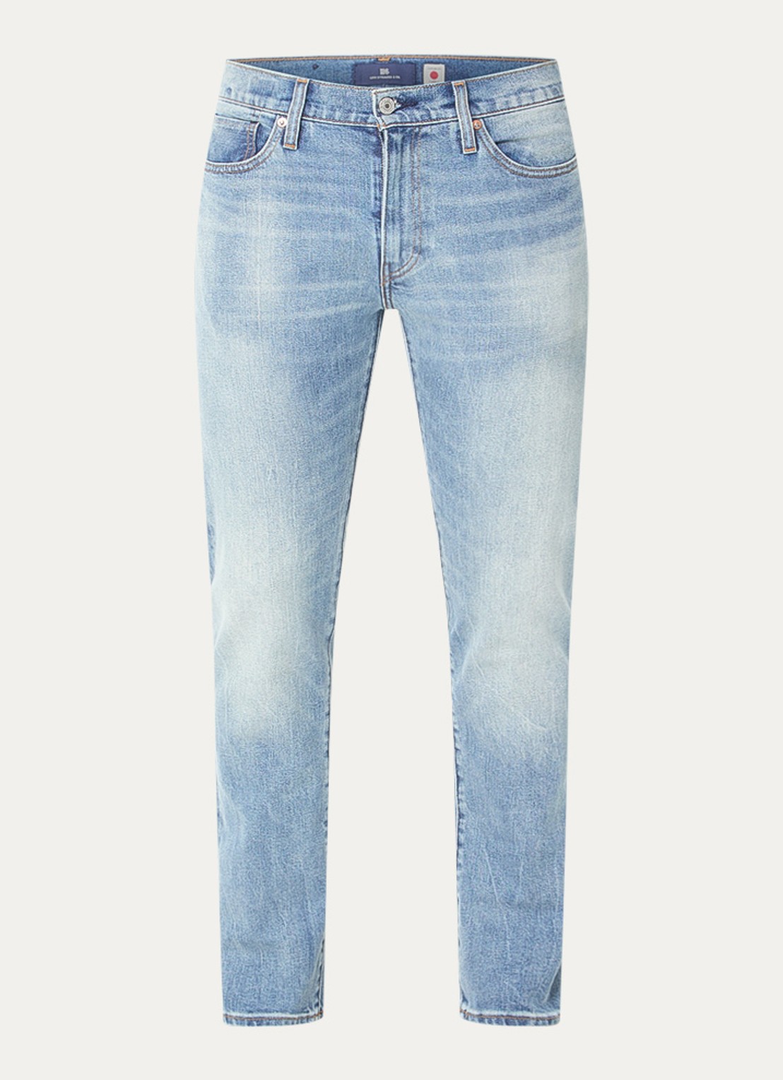 Levi's 511 slim fit jeans met medium wassing en steekzakken - voorkant 2 indigo