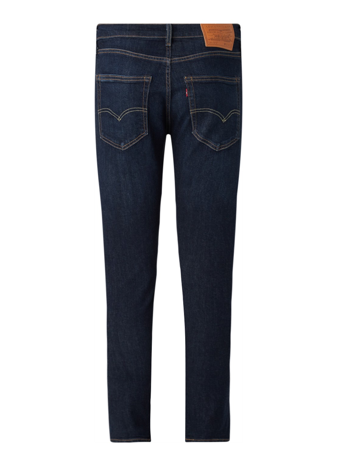 Levi's 512 slim fit jeans met donkere wassing - achterkant 5 indigo