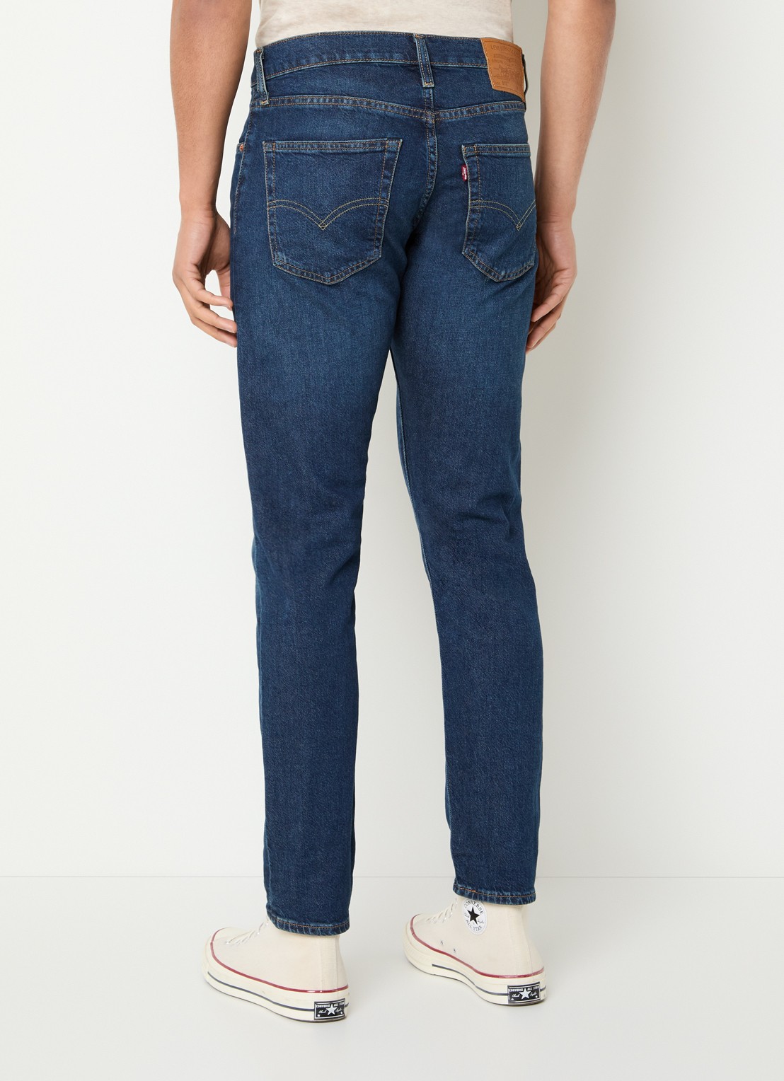 Levi's 512 slim fit jeans met donkere wassing - achterkant 5 indigo