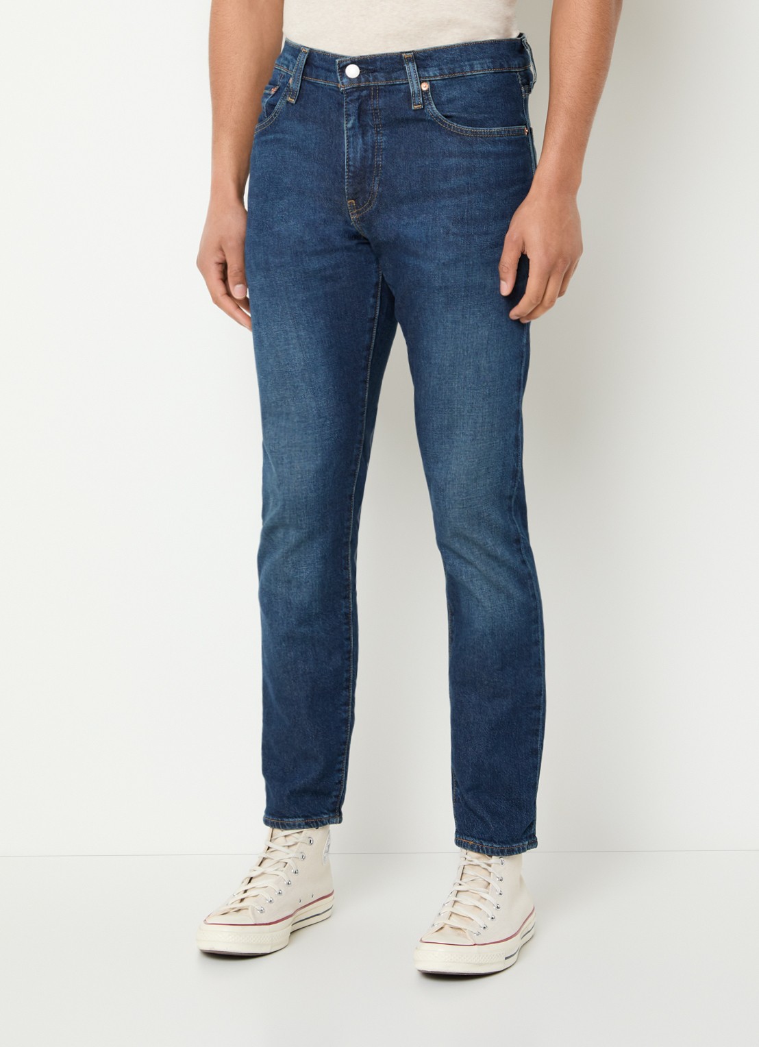 Levi's 512 slim fit jeans met donkere wassing - detail 3 indigo