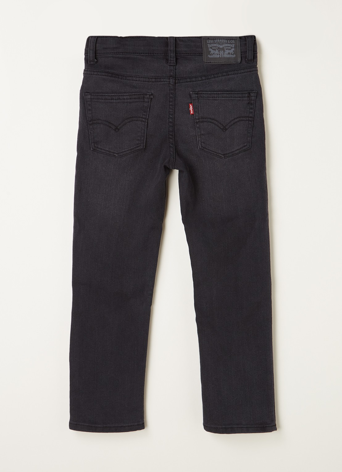Levi's 512 slim fit jeans met gekleurde wassing en stretch - voorkant 2 donkergrijs