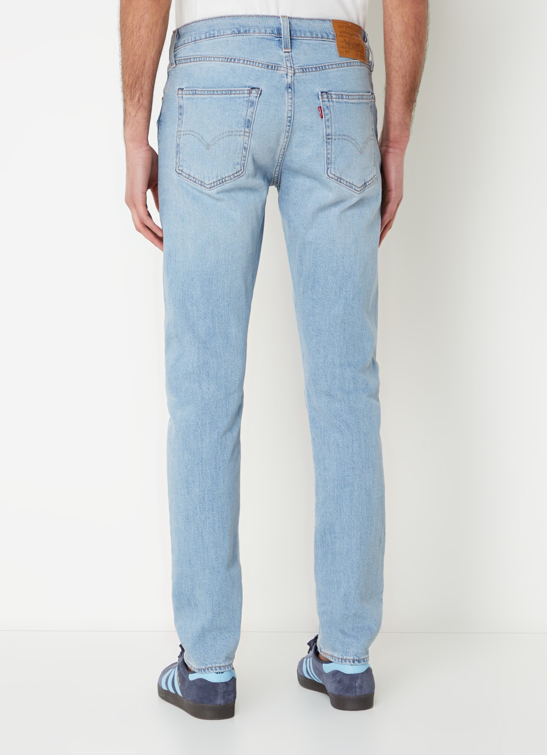 Levi's 512 slim fit jeans met steekzakken - achterkant 3 indigo