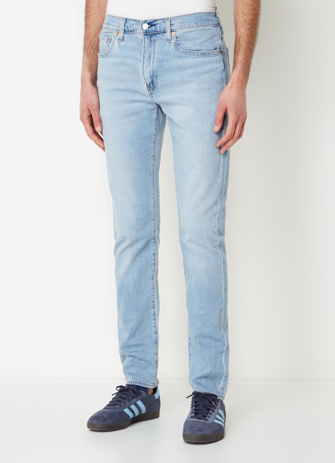 Levi's 512 slim fit jeans met steekzakken - detail 4 indigo