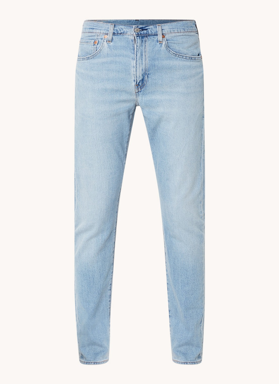 Levi's 512 slim fit jeans met steekzakken - voorkant indigo