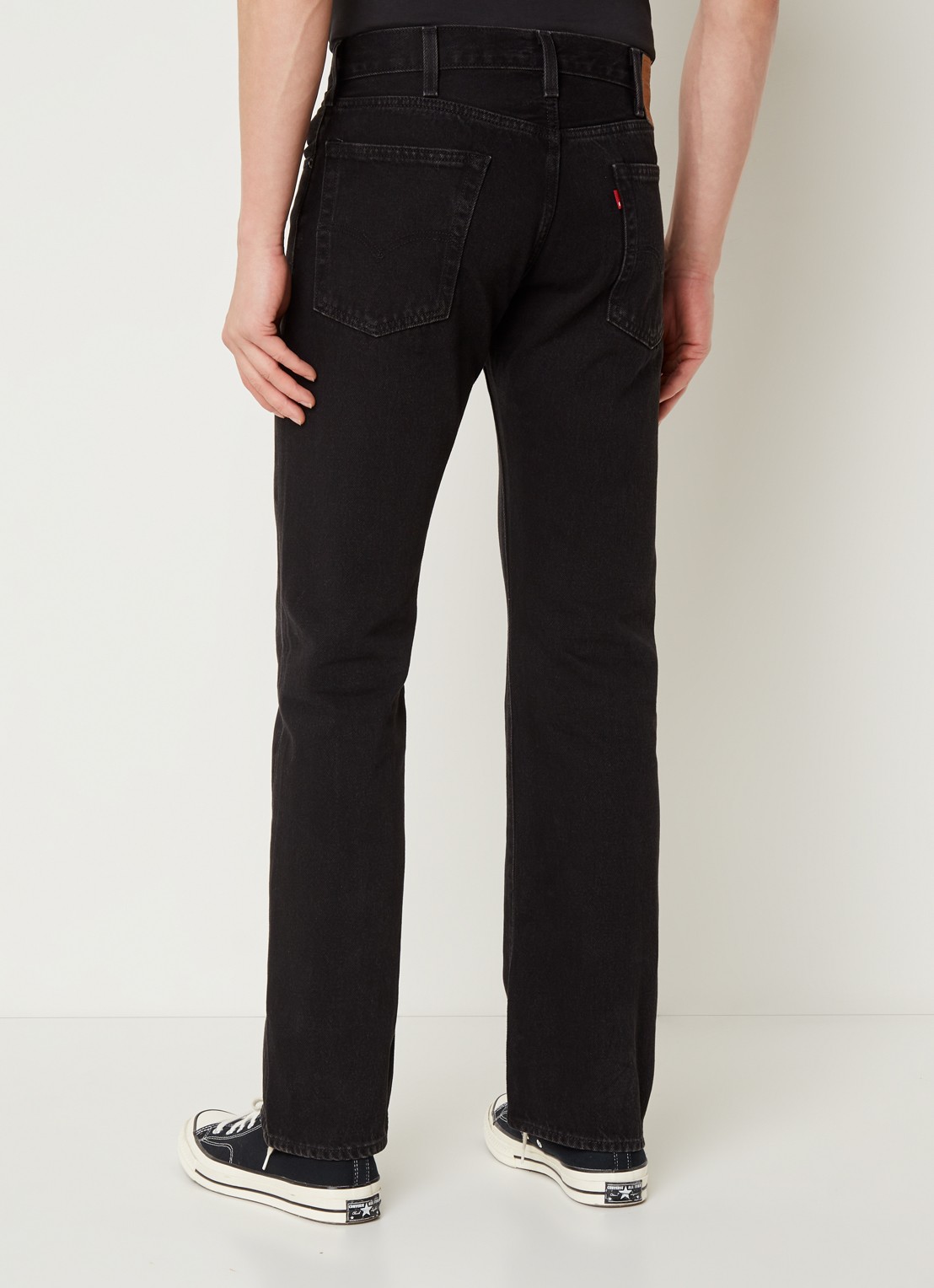Levi's 517 Bootcut jeans met gekleurde wassing - achterkant 3 zwart