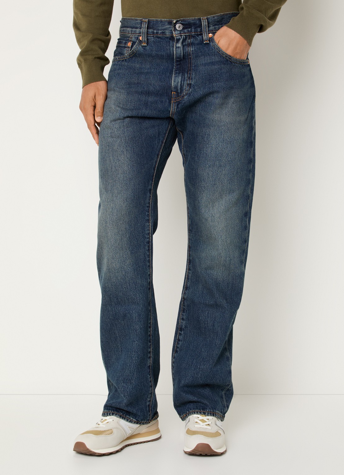 Levi's 517 Straight leg jeans met donkere wassing - detail 3 indigo