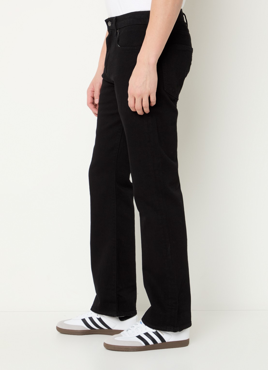 Levi's 527 Slim bootcut jeans met gekleurde wassing - detail 2 zwart