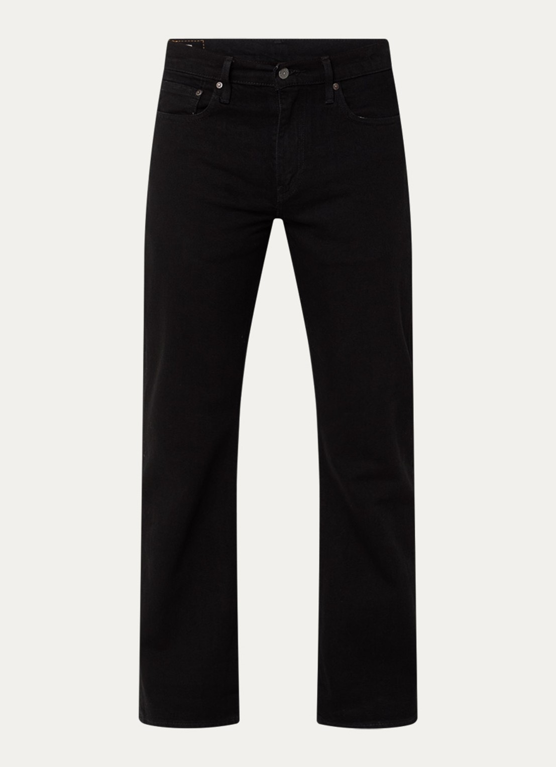 Levi's 527 Slim bootcut jeans met gekleurde wassing - voorkant 3 zwart