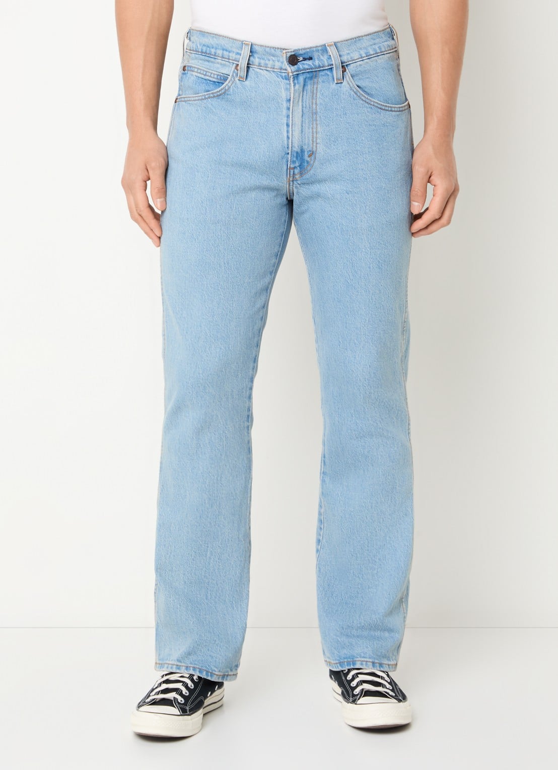 Levi's 537 slim fit jeans met lichte wassing - detail 3 indigo
