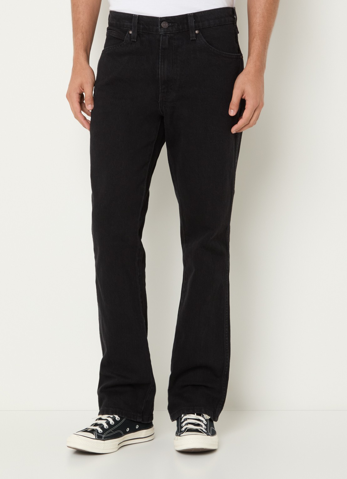 Levi's 537 straight fit jeans met gekleurde wassing - detail 4 zwart