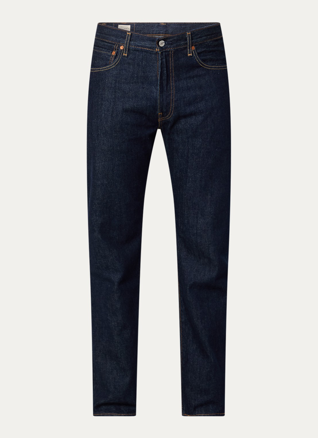 Levi's 555 straight leg jeans met donkere wassing - voorkant 4 indigo