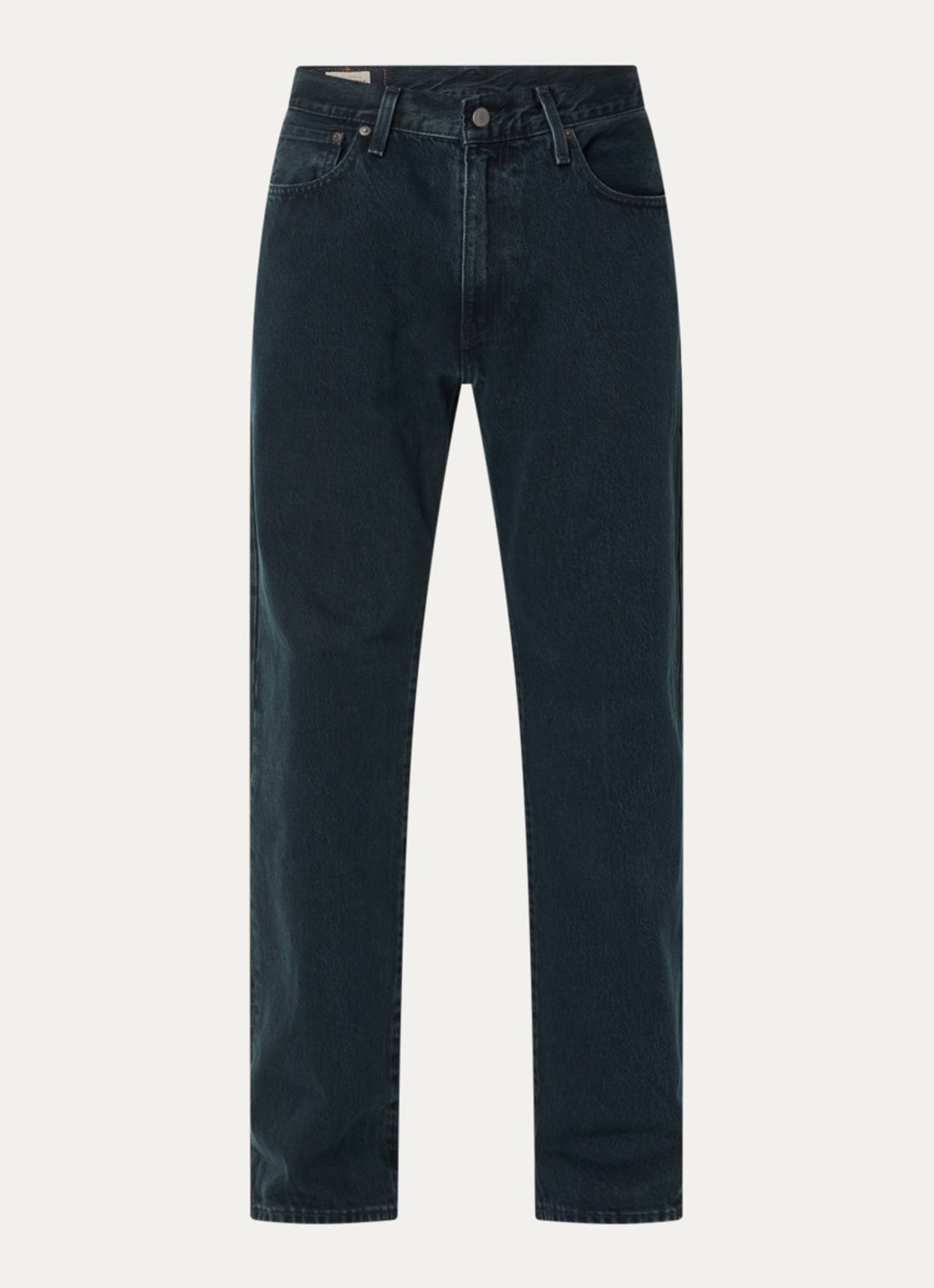 Levi's 555 straight leg jeans met donkere wassing - voorkant indigo