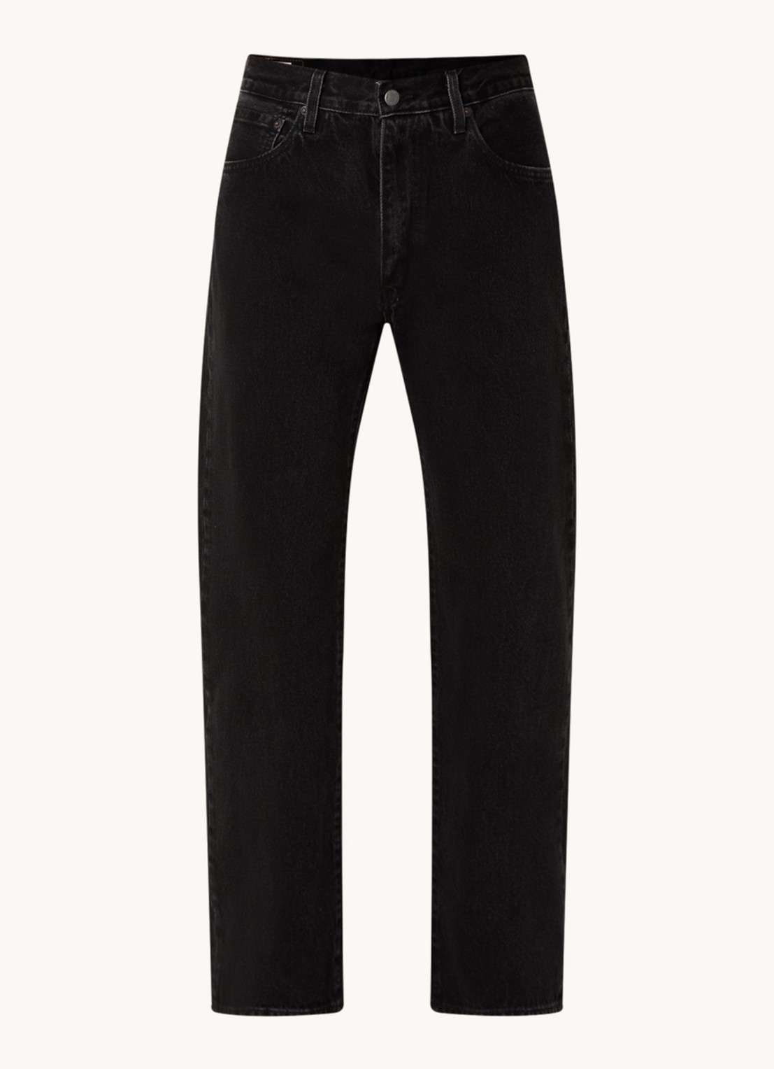 Levi's 555 straight leg jeans met gekleurde wassing - voorkant zwart