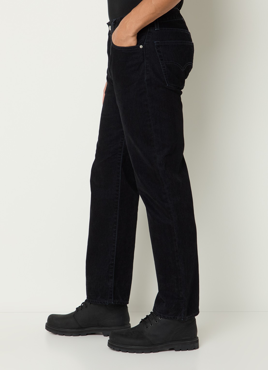 Levi's 555 straight leg jeans met gekleurde wassing - detail 3 indigo