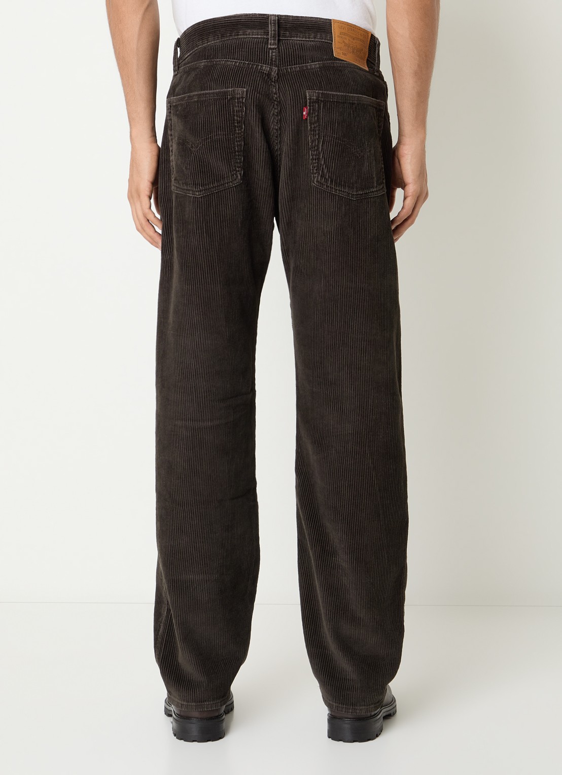 Levi's 555 straight leg jeans met gekleurde wassing - achterkant 3 donkerbruin
