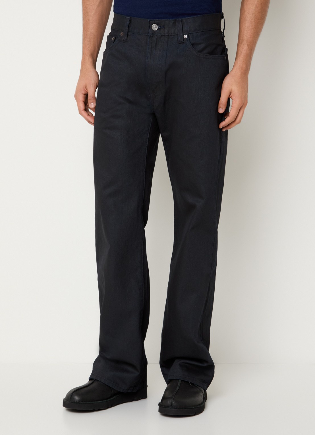 Levi's 567 loose fit jeans met donkere wassing - detail 4 indigo
