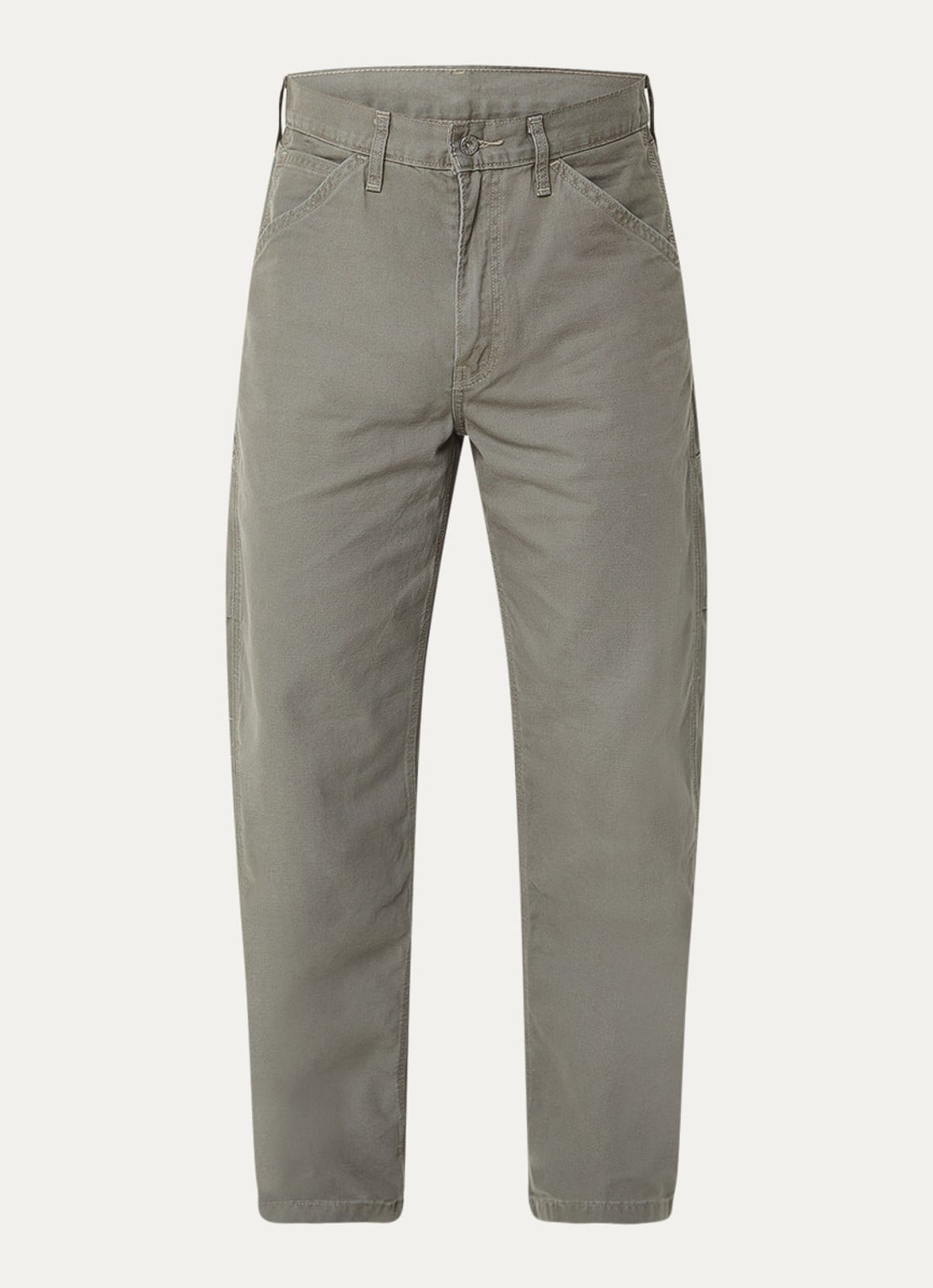 Levi's 568 loose fit cargobroek met steekzakken - voorkant 4 olijfgroen
