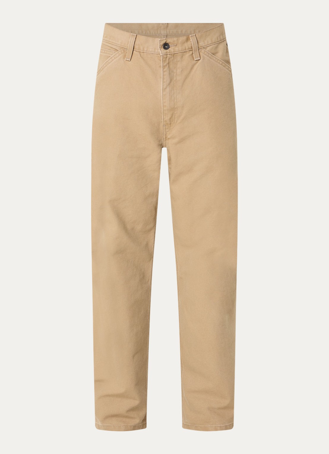 Levi's 568 loose fit cargobroek met steekzakken - voorkant 4 oranjebruin
