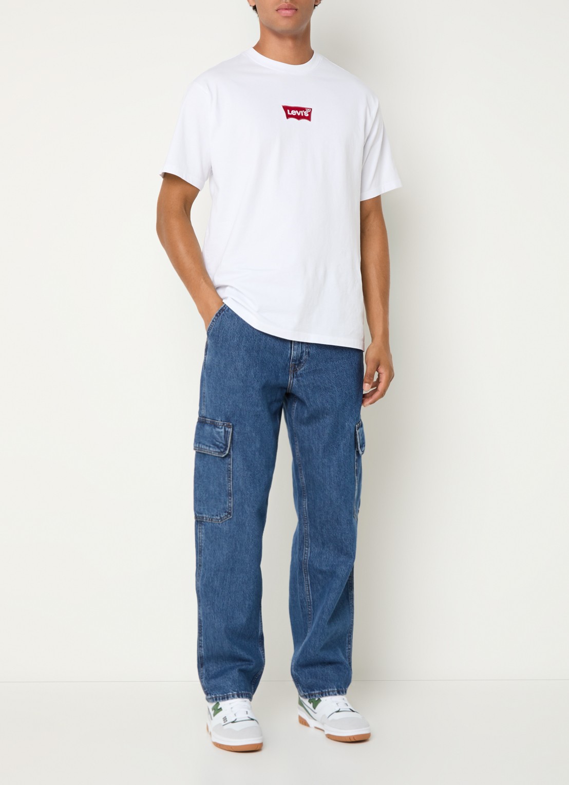 Levi's 568 loose fit jeans met donkere wassing - voorkant 5 indigo
