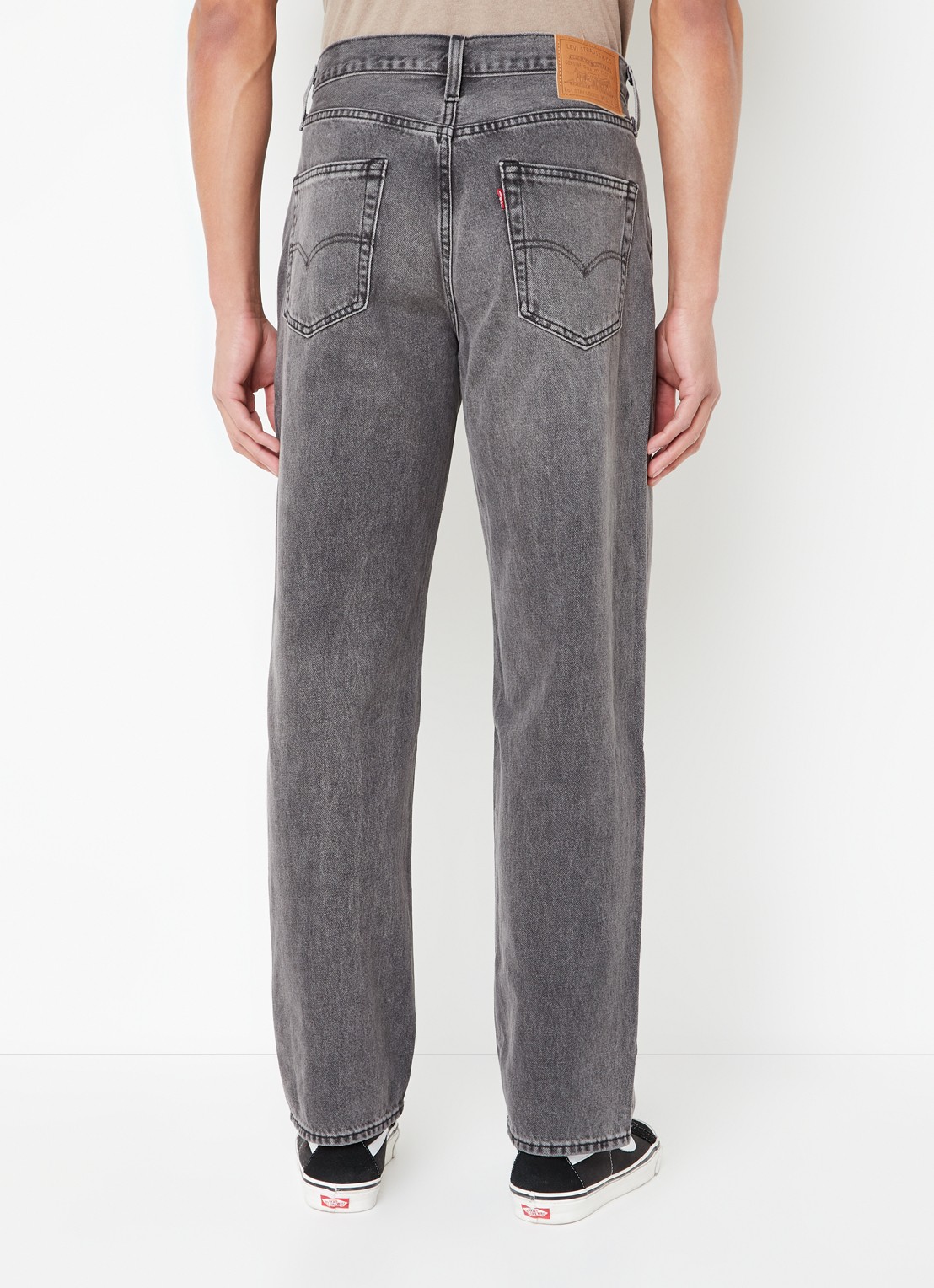 Levi's 568 loose fit jeans met gekleurde wassing - achterkant 5 grijs