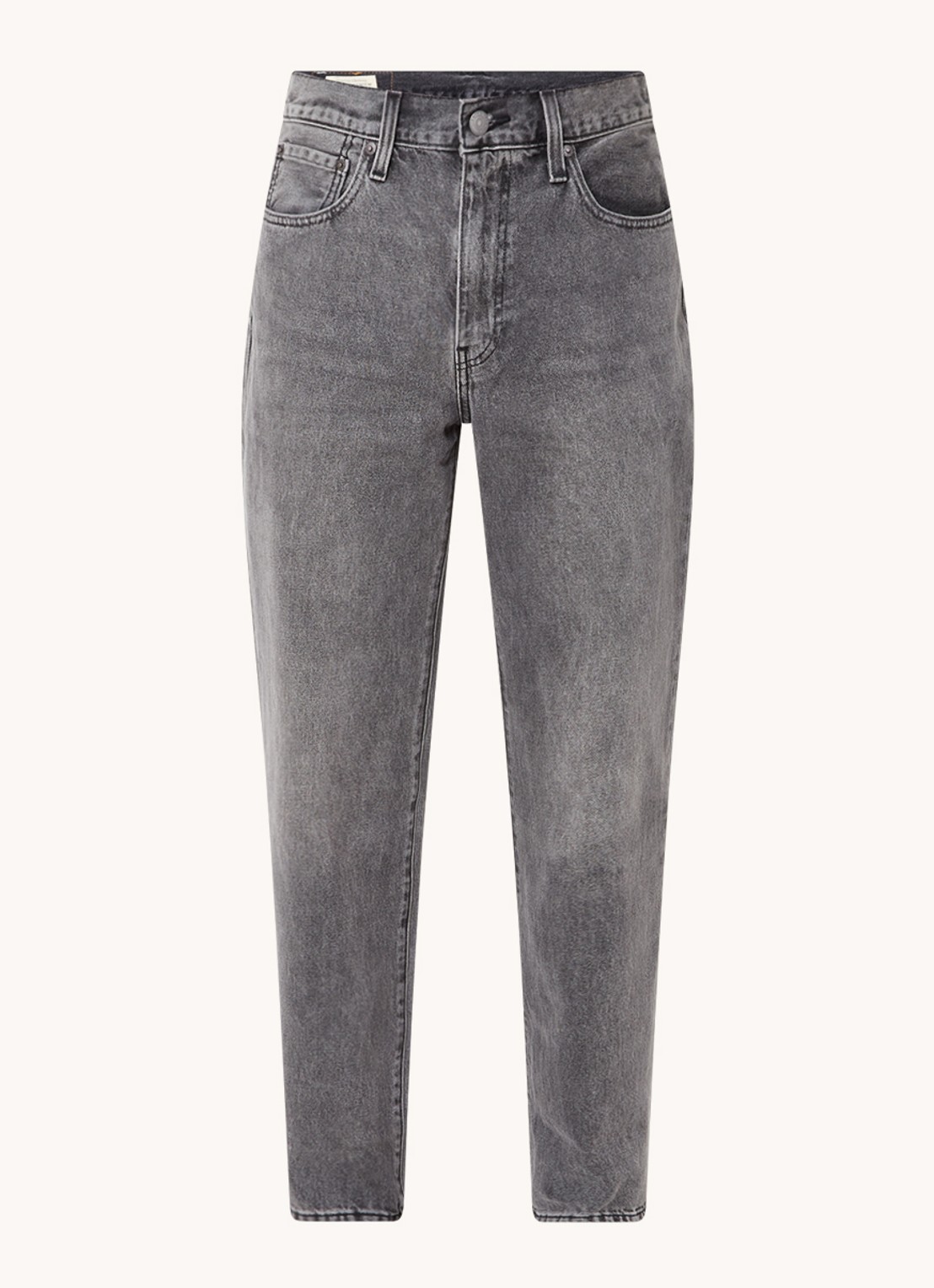Levi's 568 loose fit jeans met gekleurde wassing - voorkant grijs