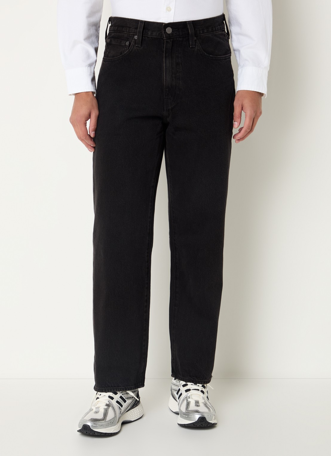 Levi's 568 loose fit jeans met gekleurde wassing - detail 2 zwart