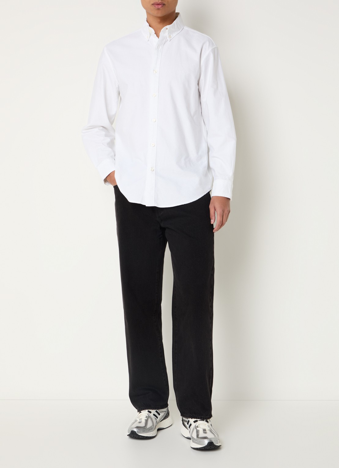Levi's 568 loose fit jeans met gekleurde wassing - voorkant 5 zwart