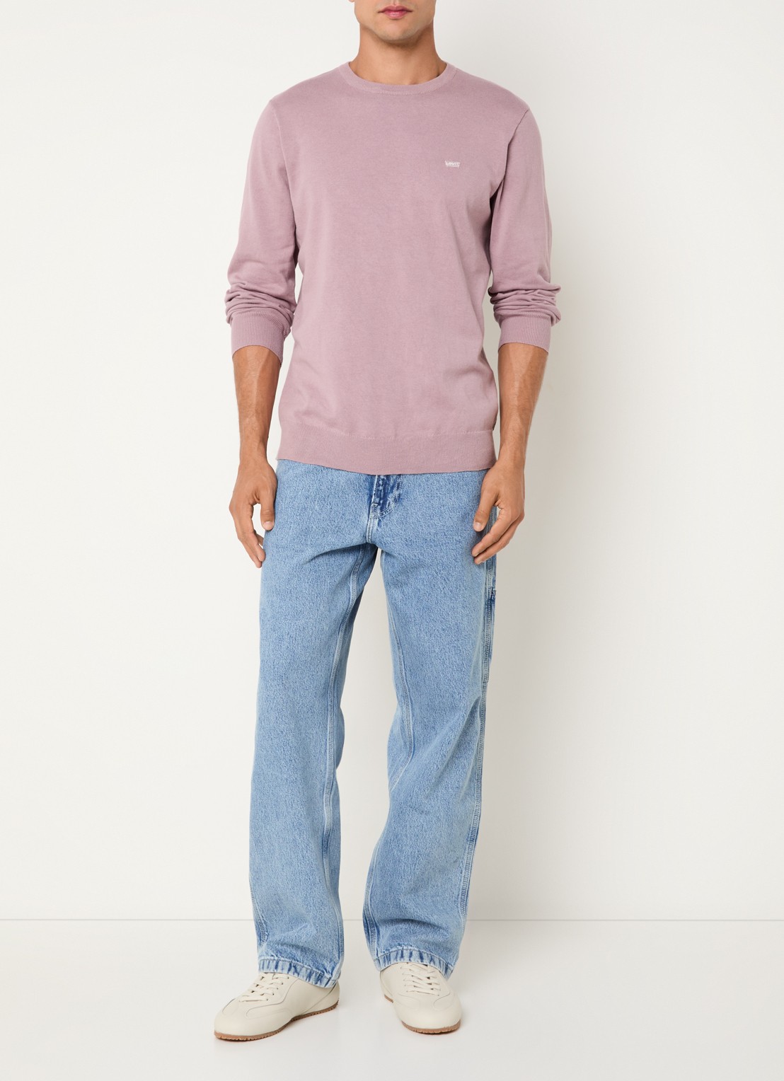Levi's 568 Loose fit jeans met lichte wassing - voorkant 2 indigo