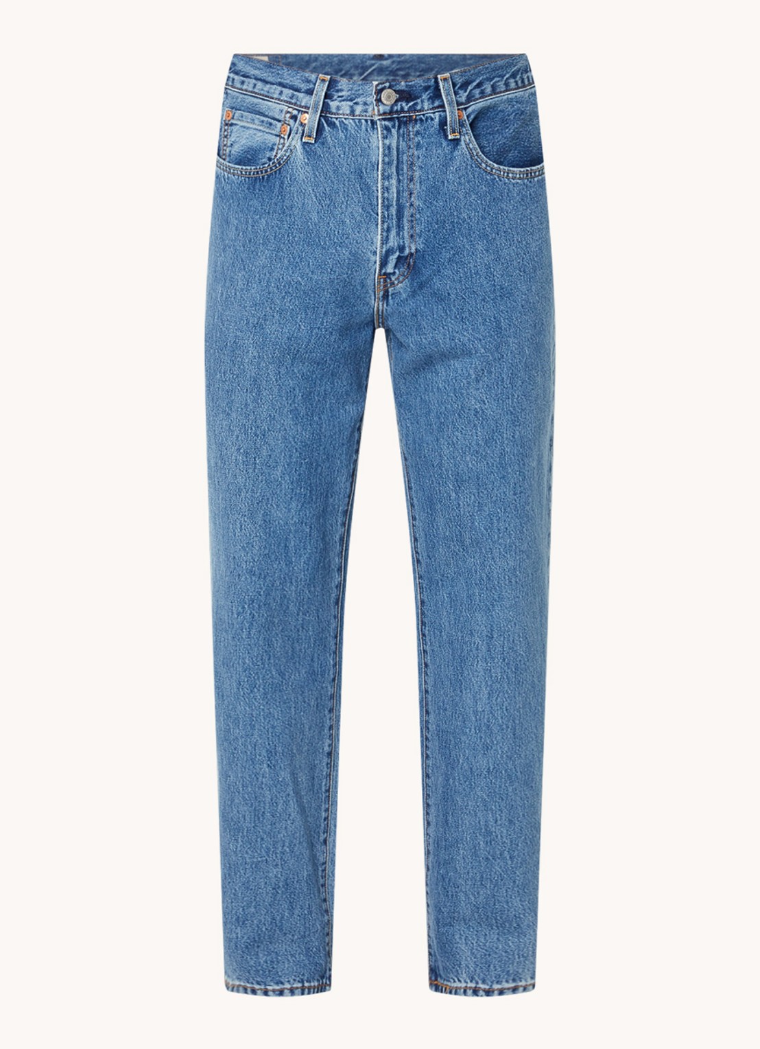 Levi's 568 stay loose fit jeans met medium wassing - voorkant indigo