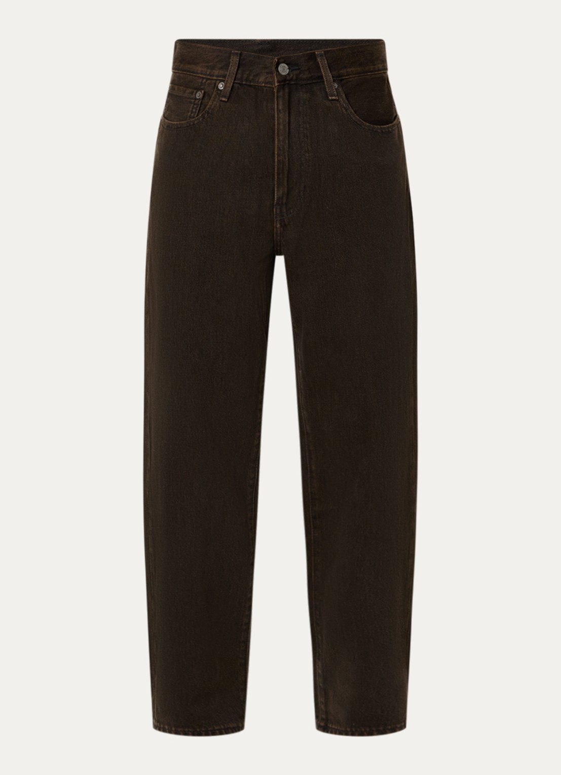 Levi's 568 straight leg jeans met gekleurde wassing - voorkant 2 donkerbruin