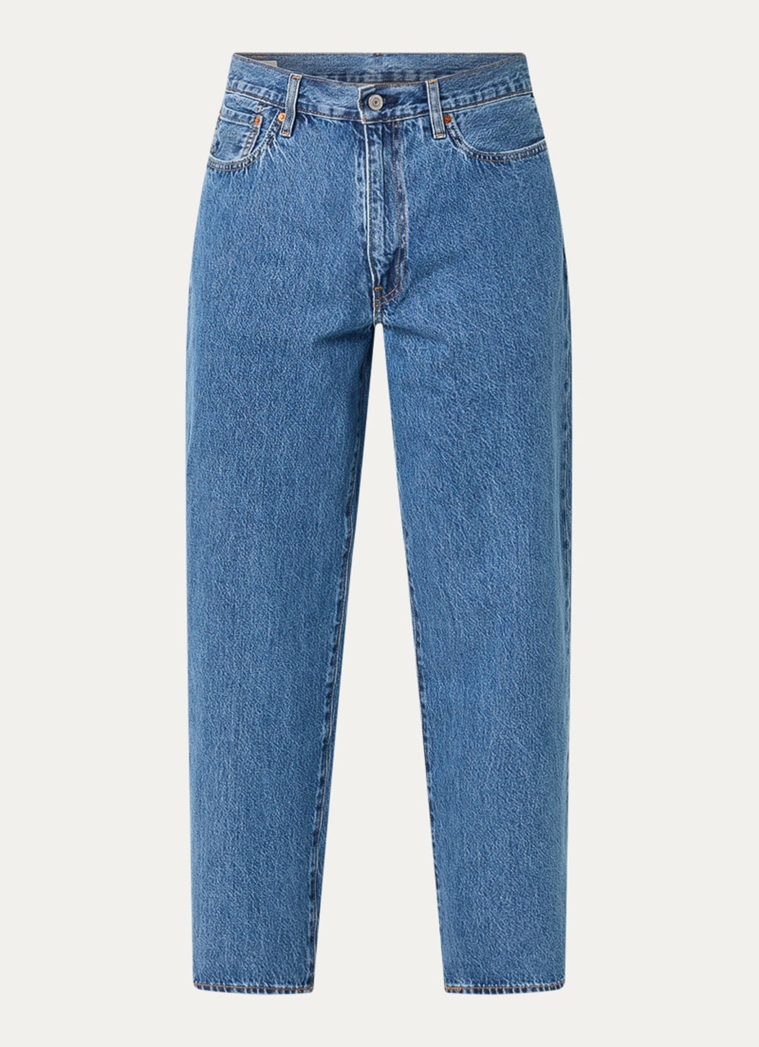 Levi's 578 straight fit jeans met medium wassing - voorkant 2 indigo