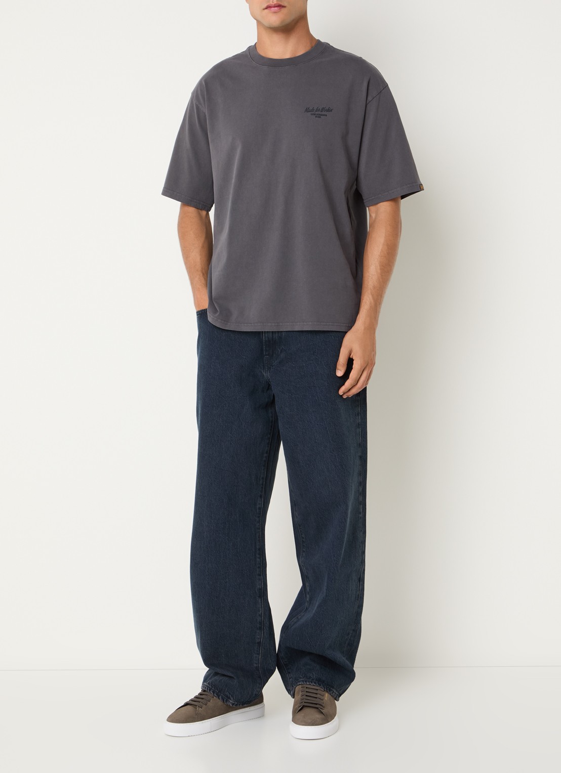 Levi's 578 straight leg jeans met donkere wassing - voorkant 5 indigo