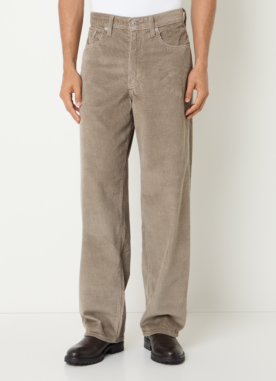 Levi's 578 straight leg jeans met gekleurde wassing - detail 2 zand